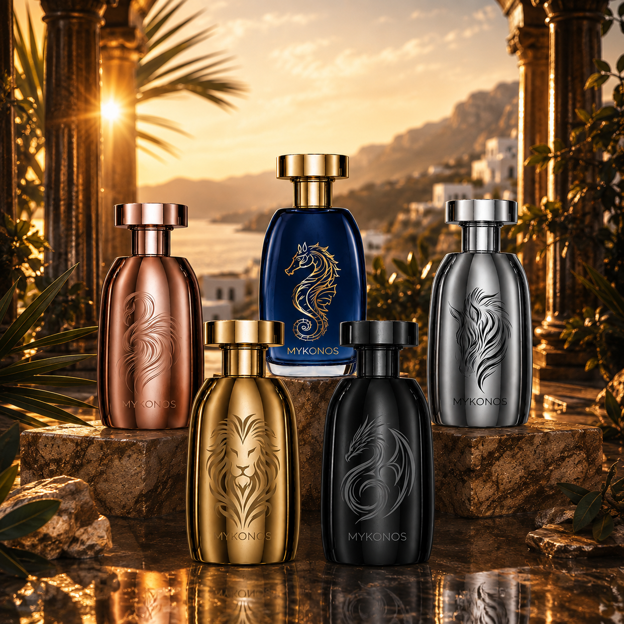Mykonos Sunforged Collection